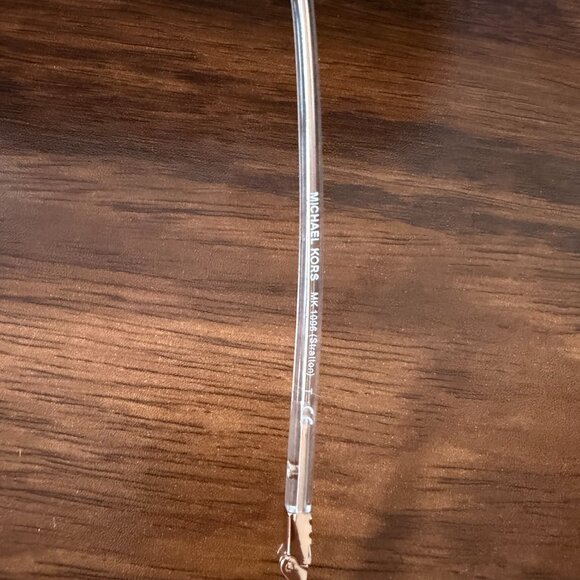 Michael Kors MK 1096 Stratton Blue Light Blocking Aviator Glasses/Rose Gold - Picture 11 of 13